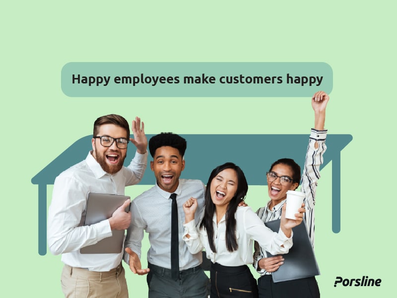 happy employees make customers happy