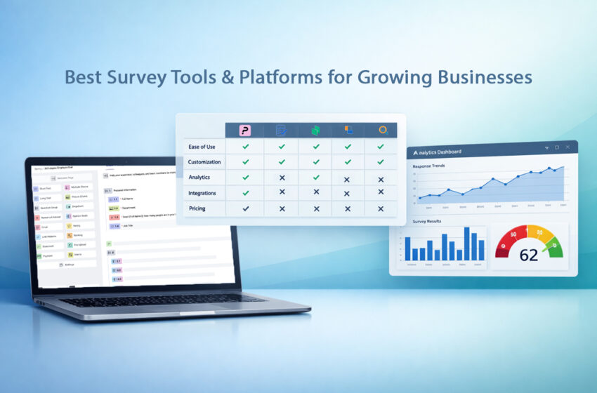  5 Top Survey Apps, Tools and Platforms for Modern Businesses