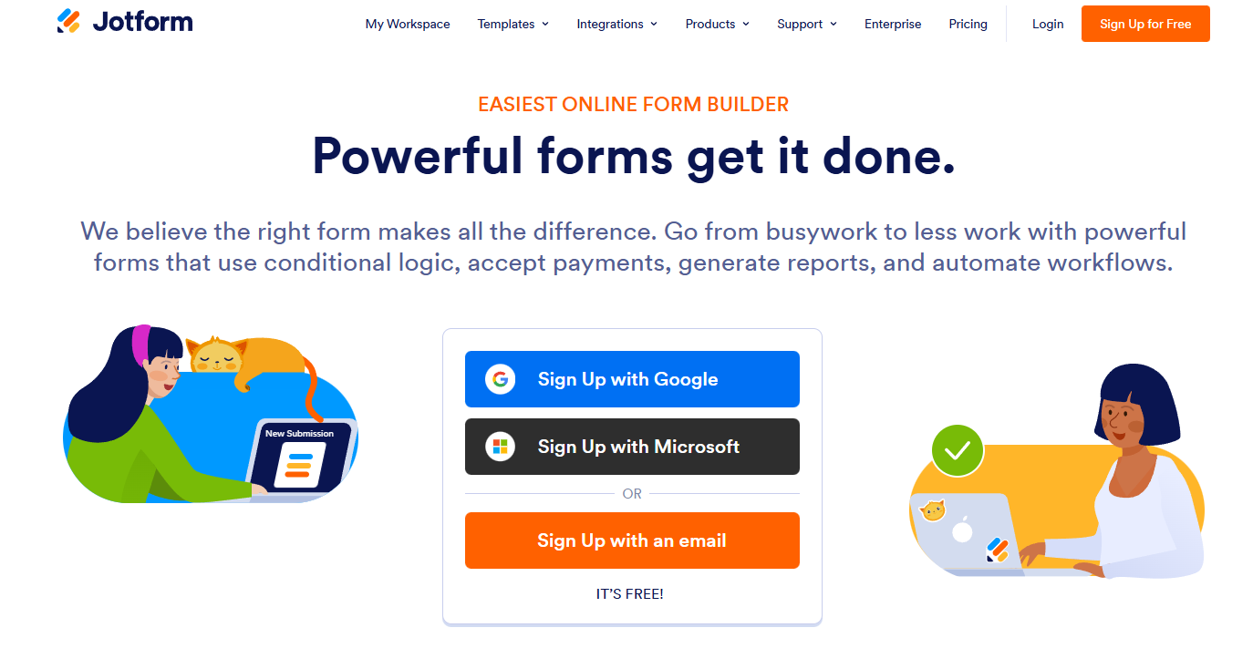 Jotform online form builder