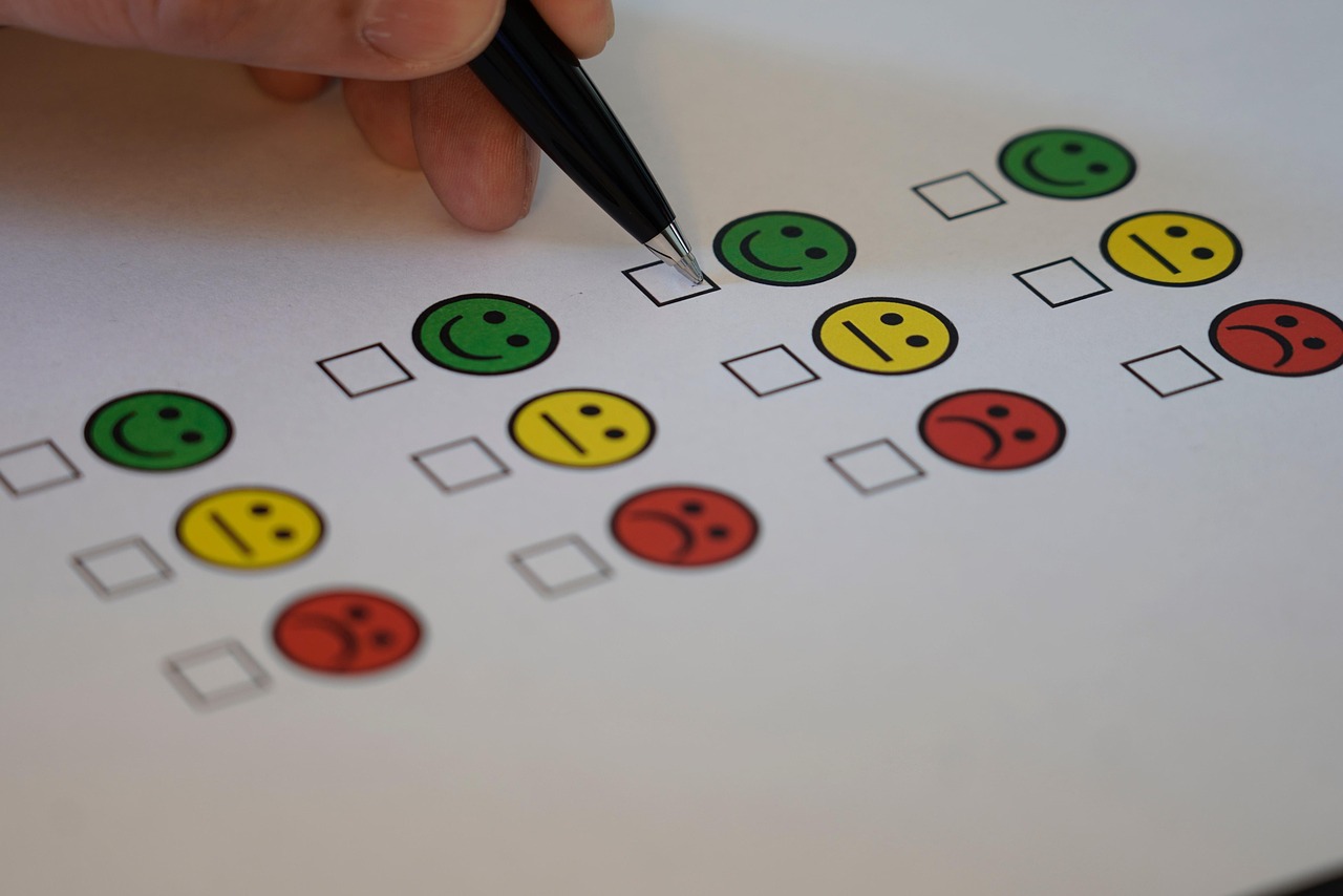 Customer satisfaction rating form, use case for market survey tools